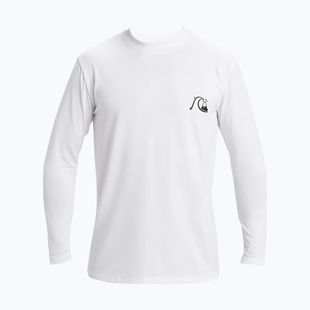 Férfi hosszú ujjú úszófelső Quiksilver DNA Bubble Logo white