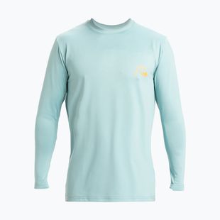 Férfi hosszú ujjú úszófelső Quiksilver DNA Bubble Logo aquifer