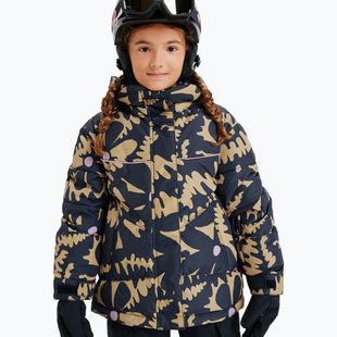 Gyerek snowboarddzseki ROXY Askamoon fennel seed/big flower Rg
