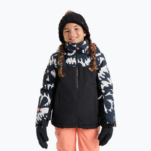 Gyerek snowboarddzseki ROXY Galaxy true black/big flower
