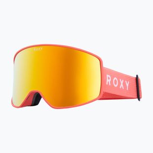 Női snowboard-szemüveg ROXY Storm W coral chic/clux ml orange