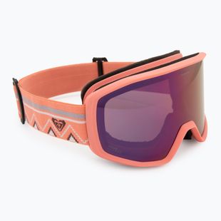 Női snowboard-szemüveg ROXY Izzy coral chic/clux ml l purple