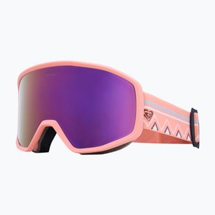 Női snowboard-szemüveg ROXY Izzy coral chic/clux ml l purple