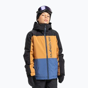 Gyerek snowboard dzseki Quiksilver Side Hit Block True Navy