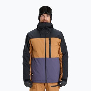 Férfi snowboard dzseki Quiksilver Sycamore Block 20K dark ivy
