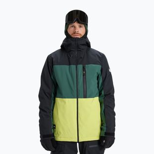 Férfi snowboard dzseki Quiksilver Sycamore Block 20K dark ivy