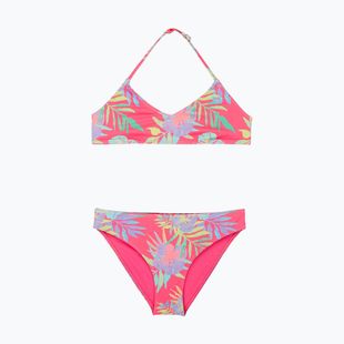 Gyermek kétrészes fürdőruha ROXY Aquarella Tri Bralette Set sangria sunset