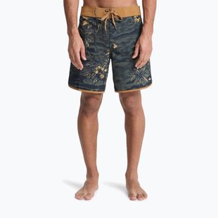 Férfi fürdőnadrág Quiksilver Surfsilk Scallop 18" black sundown