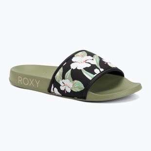 Női papucs ROXY Slippy IV oil green
