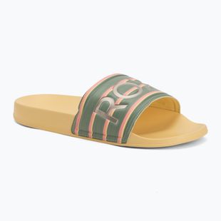 Női papucs ROXY Slippy II Printed gold haze