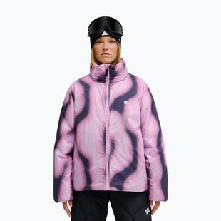 Női snowboarddzseki DC Aura Puffer 10K offscale lilac