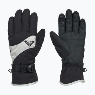 Női snowboardkesztyűk ROXY Jetty Solid silver