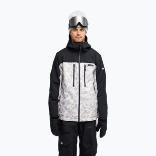 Férfi snowboarddzseki Quiksilver Sycamore 20K ice camo bone white