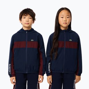 Gyerek kabát Lacoste BJ2453 navy blue / expresso
