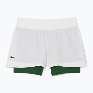 Lacoste női tenisz rövidnadrág GF8598 fehér/zöld