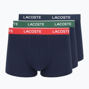 Férfi boxeralsók Lacoste 5H12997 3 pár navy blue/green/red/navy blue