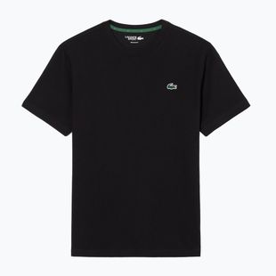 Férfi teniszpóló Lacoste TH0003 black/lambʼs lettuce