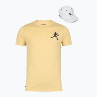 Férfi póló + sapka Lacoste TH1044 soya/white