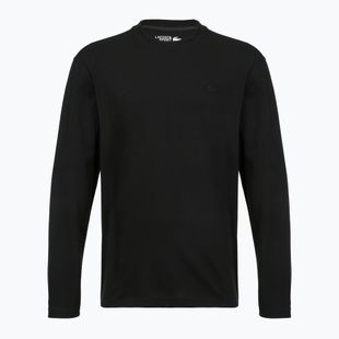 Férfi hosszú ujjú póló Lacoste TH7026 V-Neck black