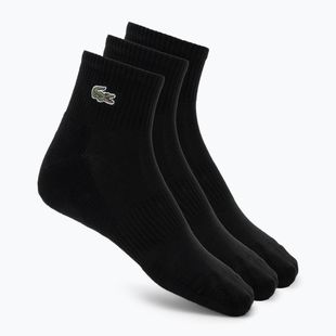 Zokni Lacoste RA9182 Ankle 3-pak black