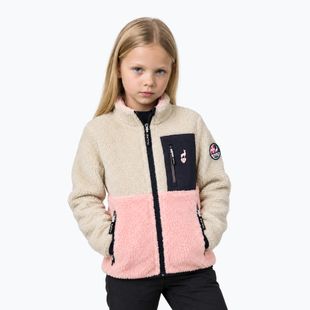 Gyerek polár pulóver Aulp Tiger Sherpa light coral 1