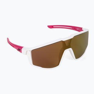 Julbo Fury Spectron 3Cf kerékpáros szemüveg fehér/rózsaszín J5501110
