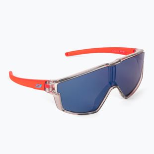 Julbo Fury Mini Spectron 3 fényes áttetsző/transzlucid szürke/matt fluo narancssárga gyermek kerékpáros szemüveg