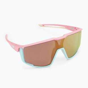 Julbo Fury Spectron 3Cf matt pasztell rózsaszín/világoskék kerékpáros szemüveg