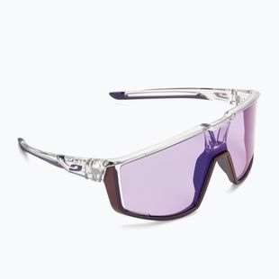 Julbo Fury Spectron 1 fényes áttetsző szürke/lila kerékpáros szemüveg