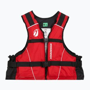 AQUADESIGN Trek biztosító mellény piros