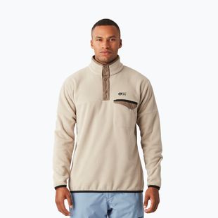 Férfi sípolár pulóver Picture Arcca 1/4 Zip tiszta kasmír