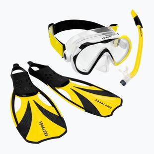 Aqualung Compass Snorkelling Set fekete/sárga SR4110107S
