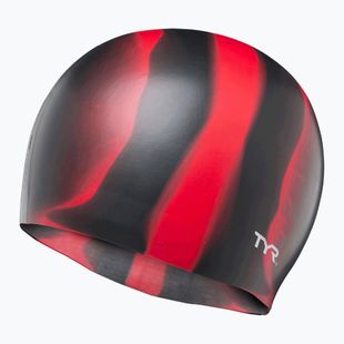 TYR úszósapka Multi-Color szilikon fekete/piros