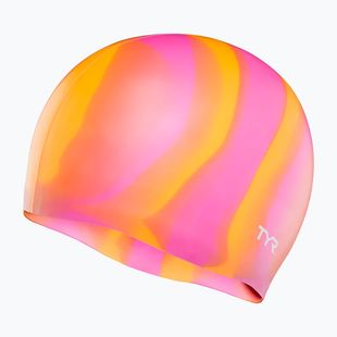 Úszósapka TYR Multi-Color Silicone orange/pink