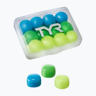 Füldugók Tyr Soft Silicone Ear Plugs Jr 12 pcs. blue/green/yellow