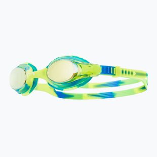 TYR Swimple Tie Dye tükrös arany/zöld/kék gyermek úszószemüveg
