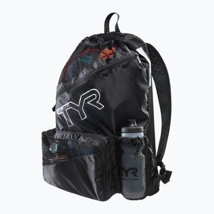 TYR Elite Team Mesh 40 l úszószatyor fekete