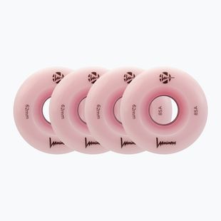 Görkorcsolya kerekek FR Skates Luminous Led Quad Wheel 62mm/85A Sixies 6LED X4 flamingo