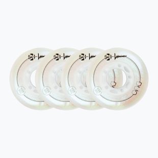 Görkorcsolya kerekek Luminous Led Wheels Duo 72mm/85A X4 white/pearl
