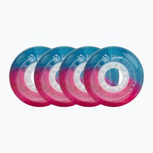 Görkorcsolya kerekek Luminous Led Wheels Duo 76mm/85A X4 galaxy/purple