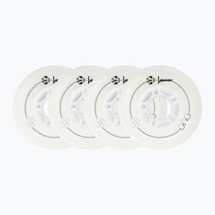 Görkorcsolya kerekek Luminous Led Wheels Duo 84mm/85A X4 white/red