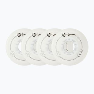 Görkorcsolya kerekek Luminous Led Wheels Duo 76mm/85A X4 white/red