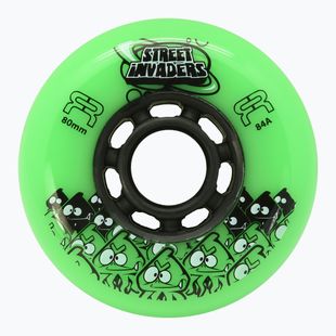 Görkorcsolya kerekek FR Skates Street Invaders Wheels 80mm/84A X4 green/black