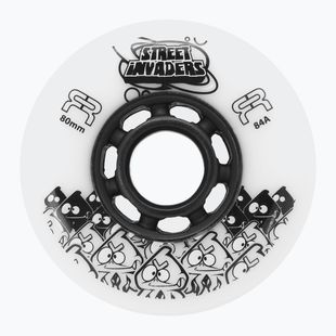 Görkorcsolya kerekek FR Skates Street Invaders Wheels 80mm/84A X4 white/black