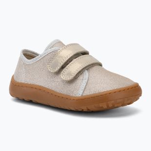 Gyerek barefoot cipők Froddo Canvas gold shine