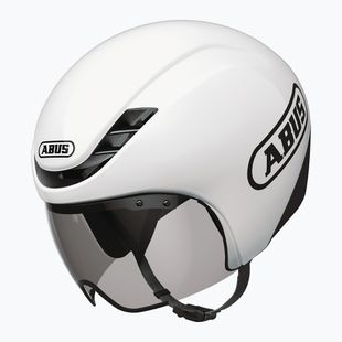 Kerékpáros sisak ABUS Gamechanger TT 1.1 shiny white