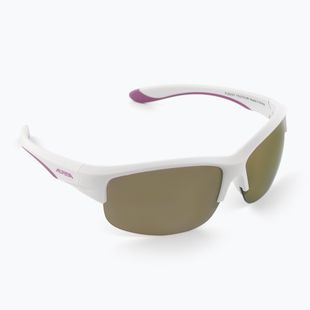 Napszemüveg dziecięce Alpina Junior Flexxy Youth HR white purple matt/pink mirror