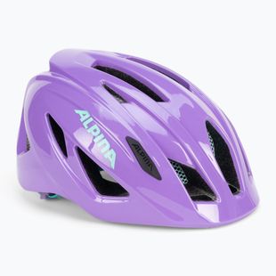 Gyermek kerékpáros sisak Alpina Pico purple gloss