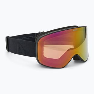 Síszemüveg Alpina Slope Q-Lite black matt/ red