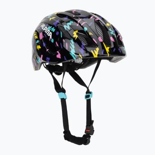 Gyerek kerékpáros sisak Alpina Pico black/confetti gloss